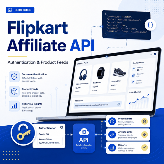 Flipkart Affiliate API guide for authentication and product feeds