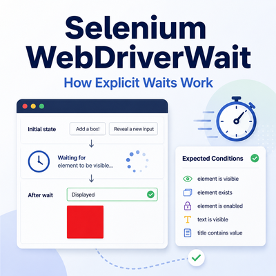 Selenium WebDriverWait how explicit waits work